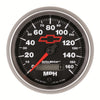 3-3/8 in. SPEEDOMETER 0-160 MPH GM BLACK