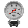 2-5/8 in. PEDESTAL TACHOMETER 0-5000 RPM ULTRA-LITE