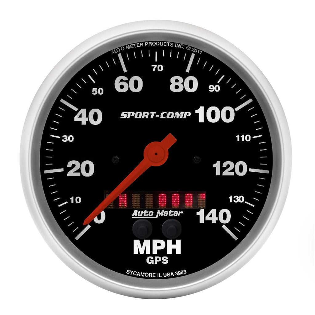 5 in. GPS SPEEDOMETER 0-140 MPH SPORT-COMP