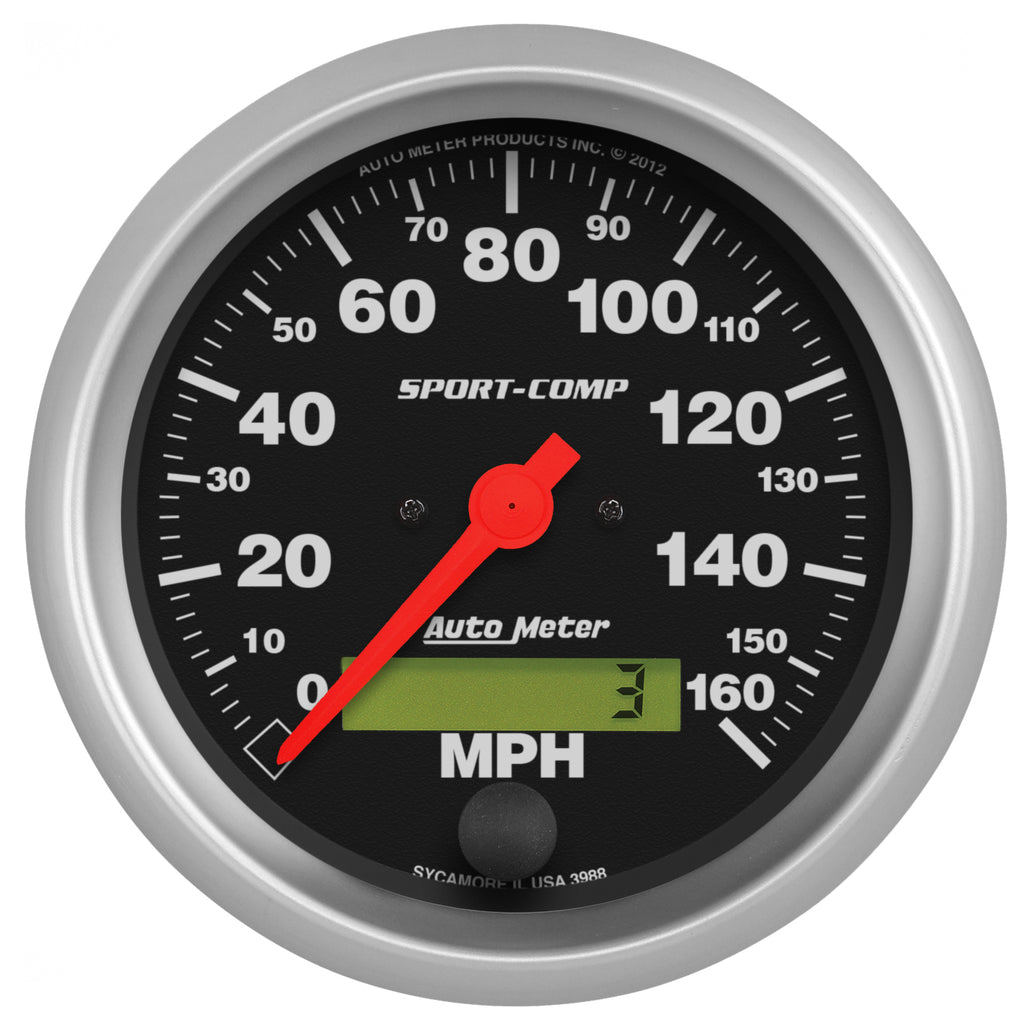 3-3/8 in. SPEEDOMETER 0-160 MPH SPORT-COMP