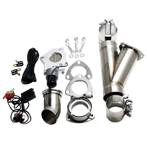 Granatelli Electronic Exhaust Cutout Systems - Stainless Steel - Slip Fit