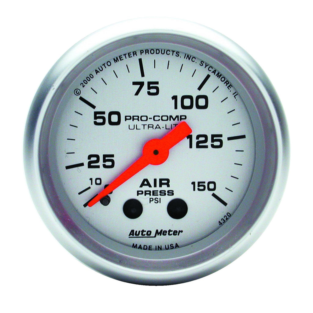 2-1/16 in. AIR PRESSURE 0-150 PSI ULTRA-LITE