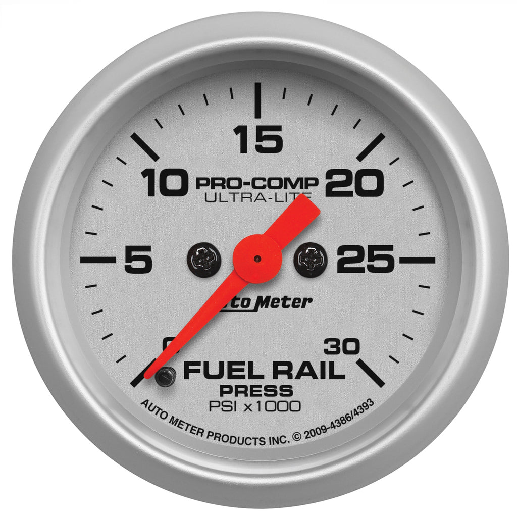 2-1/16 in. FUEL RAIL PRESSURE 0-30K PSI ULTRA-LITE