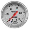 2-5/8 in. FUEL PRESSURE 0-15 PSI ULTRA-LITE