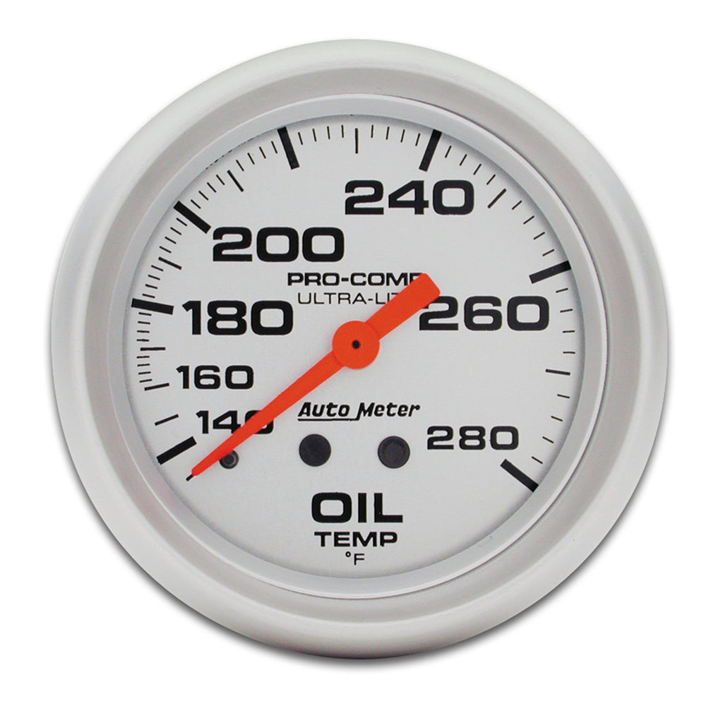 2-5/8 in. OIL TEMPERATURE 140-280 Fahrenheit ULTRA-LITE