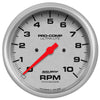 5 in. IN-DASH TACHOMETER 0-10000 RPM ULTRA-LITE