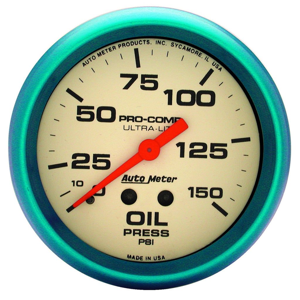 2-5/8 in. OIL PRESSURE 0-150 PSI ULTRA-NITE