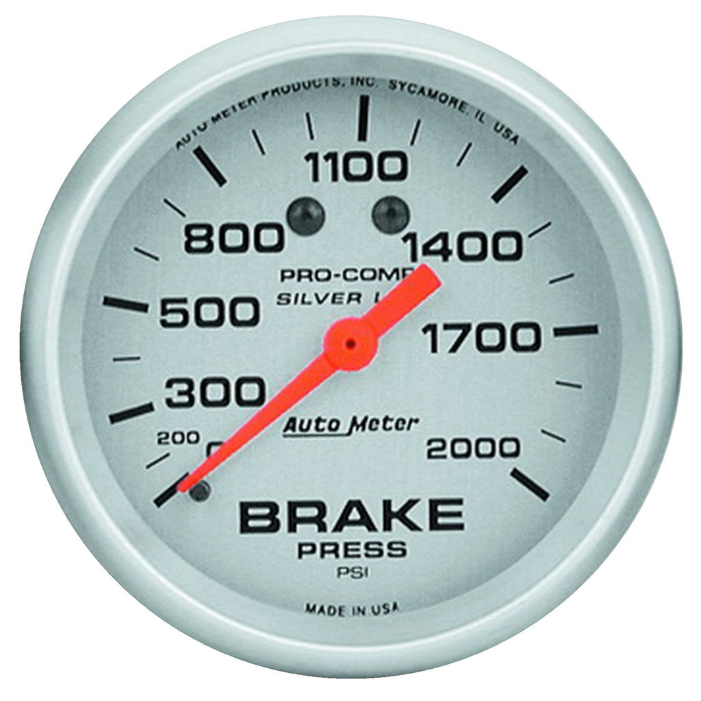 2-5/8 in. BRAKE PRESSURE 0-2000 PSI LIQUID FILLED ULTRA-LITE