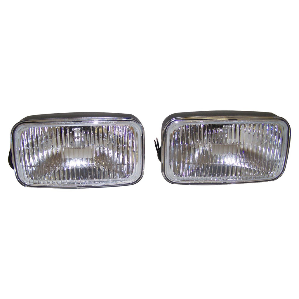 Crown Automotive - Plastic Clear Fog Light Set