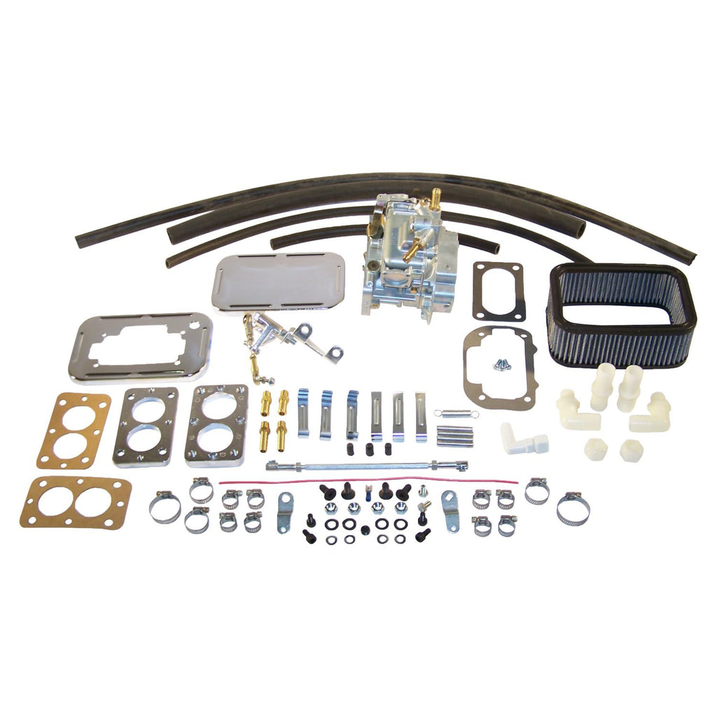 Crown Automotive - Metal Black Carburetor Kit