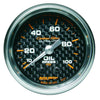 2-1/16 in. OIL PRESSURE 0-100 PSI CARBON FIBER