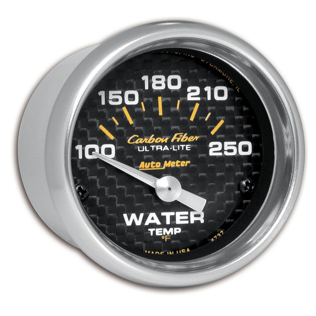 2-1/16 in. WATER TEMPERATURE 100-250 Fahrenheit CARBON FIBER