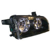 Crown Automotive - Plastic Black Headlight