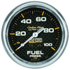 2-5/8 in. FUEL PRESSURE 0-15 PSI CARBON FIBER