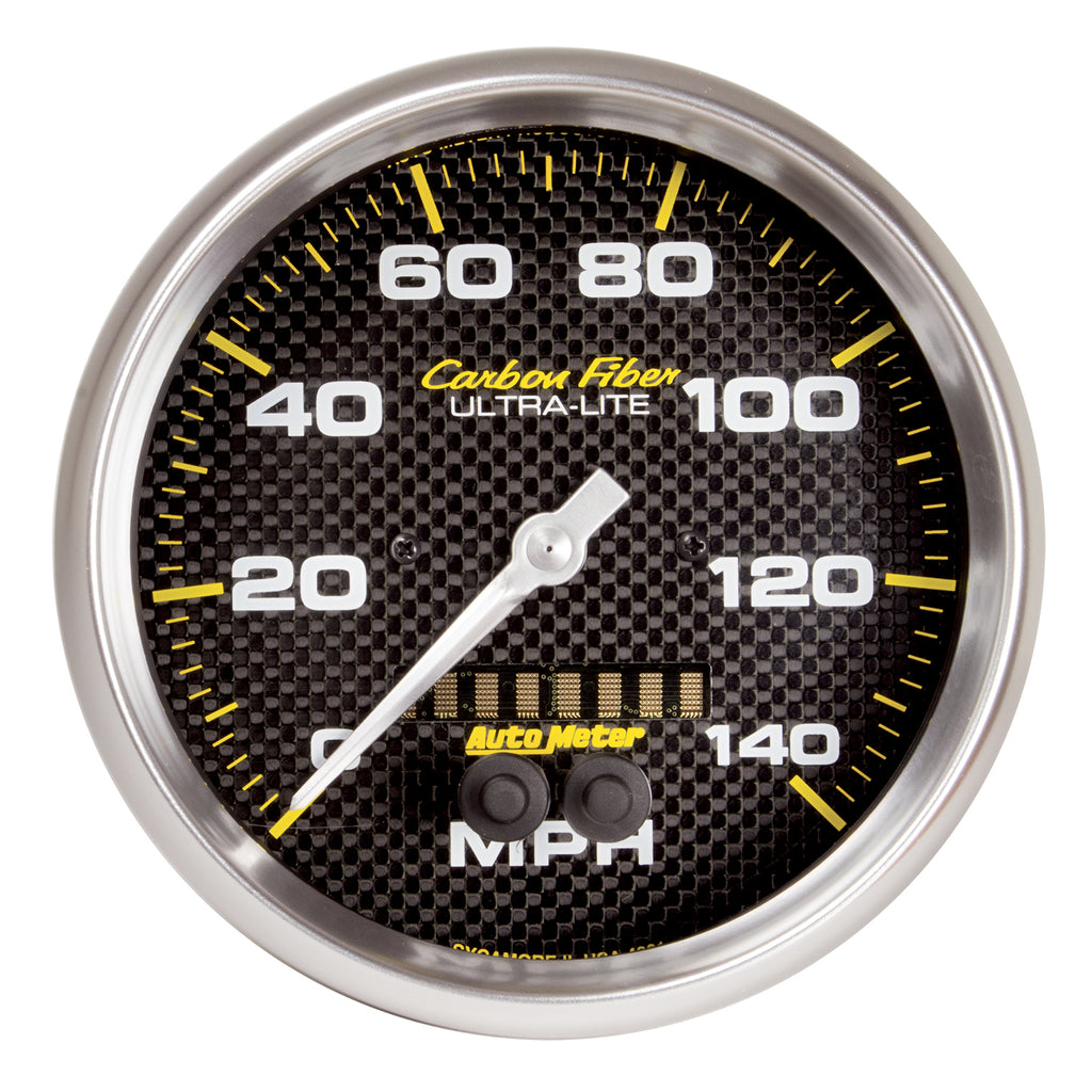 5 in. GPS SPEEDOMETER 0-140 MPH CARBON FIBER