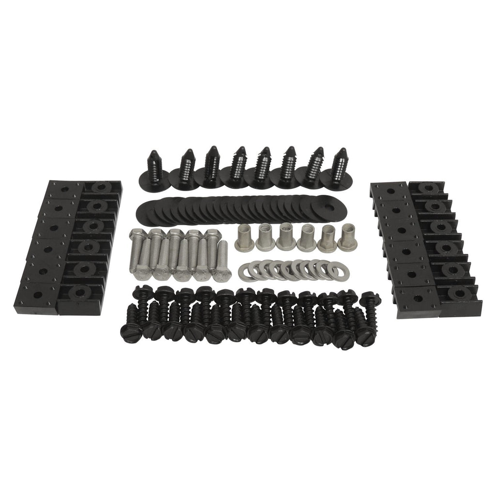 Crown Automotive - Metal Black Fender Flare Hardware Kit