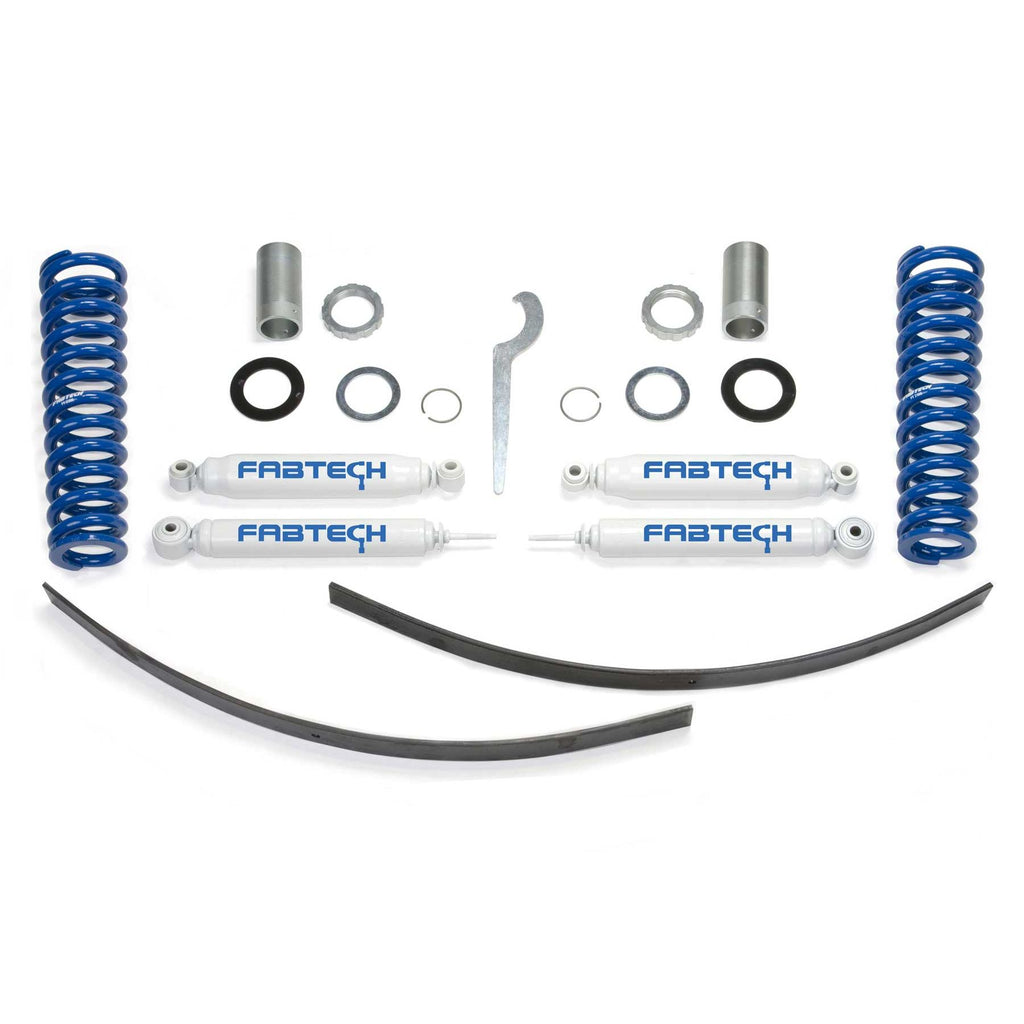 Fabtech 0-3.5 in. BASIC ADJ C/O SYS W/ PERF RR SHKS 95.5-04 TOYOTA TACOMA PRNNR 6 LUG MDLS