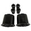 Crown Automotive - Rubber Black Leaf Spring Bushing Kit