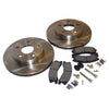 Crown Automotive - Semi-Metallic Silver Disc Brake Service Kit