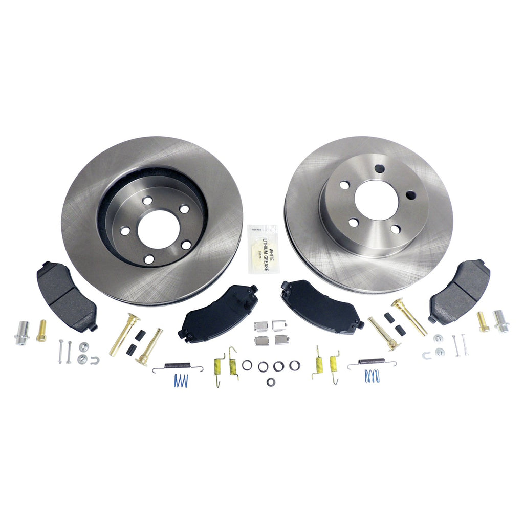 Crown Automotive - Steel Black Disc Brake Service Kit