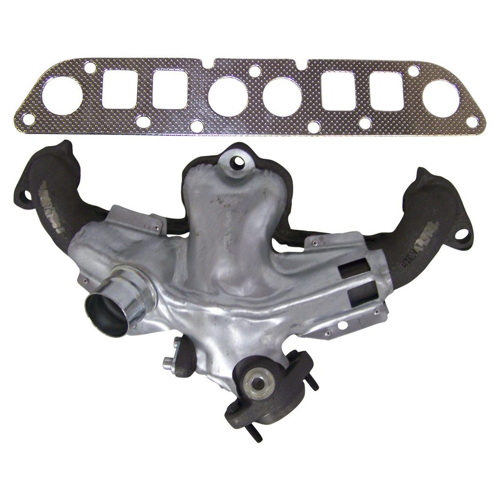 Crown Automotive - Steel Unpainted Exhaust Manifold Kit