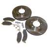 Crown Automotive - Semi-Metallic Unpainted Disc Brake Service Kit