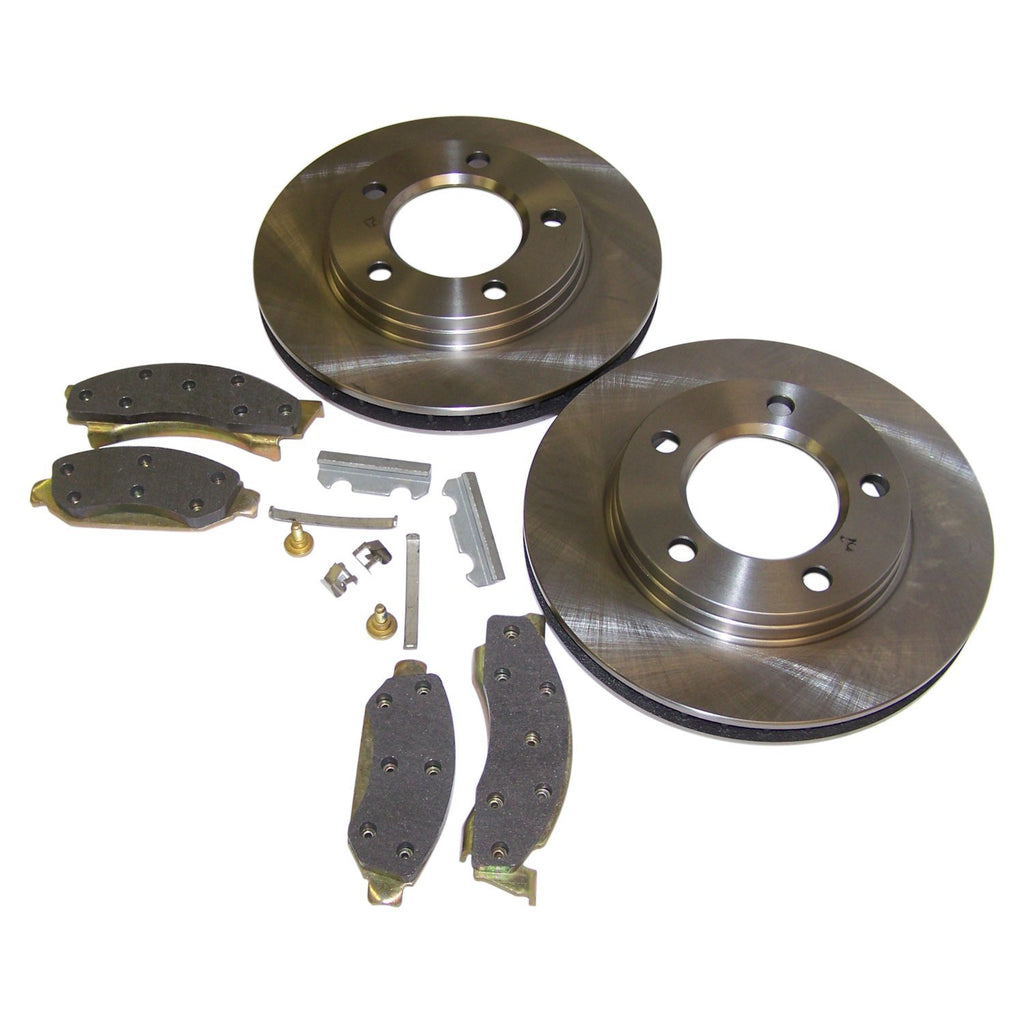 Crown Automotive - Semi-Metallic Unpainted Disc Brake Service Kit