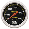 2-5/8 in. OIL PRESSURE 0-200 PSI LIQUID FILLED PRO-COMP