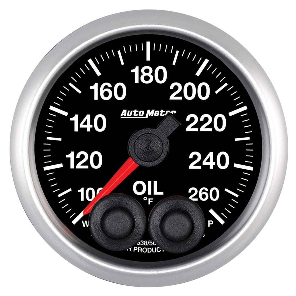 2-1/16 in. OIL TEMPERATURE 100-260 Fahrenheit ELITE