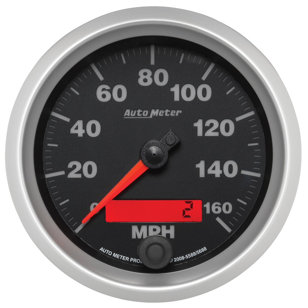 3-3/8 in. SPEEDOMETER 0-160 MPH ELITE