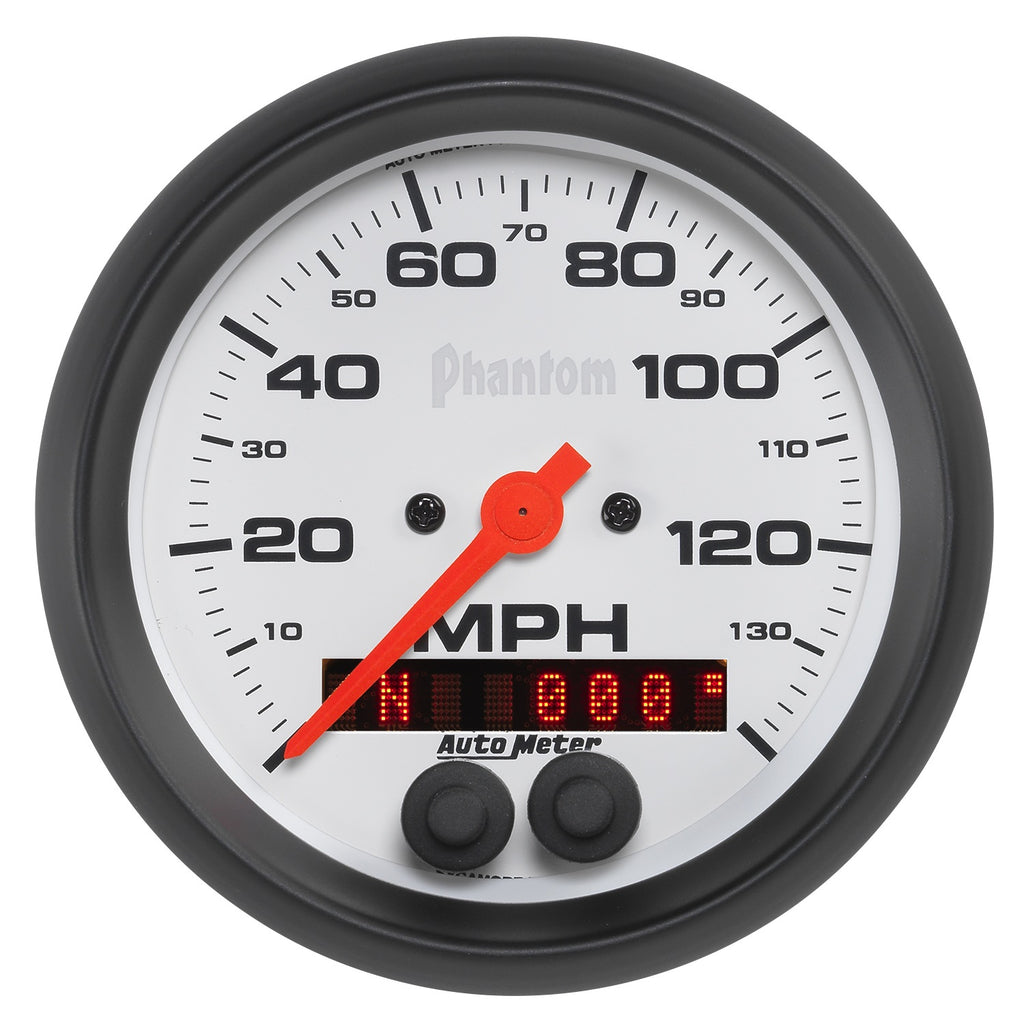 3-3/8 in. GPS SPEEDOMETER 0-140 MPH PHANTOM