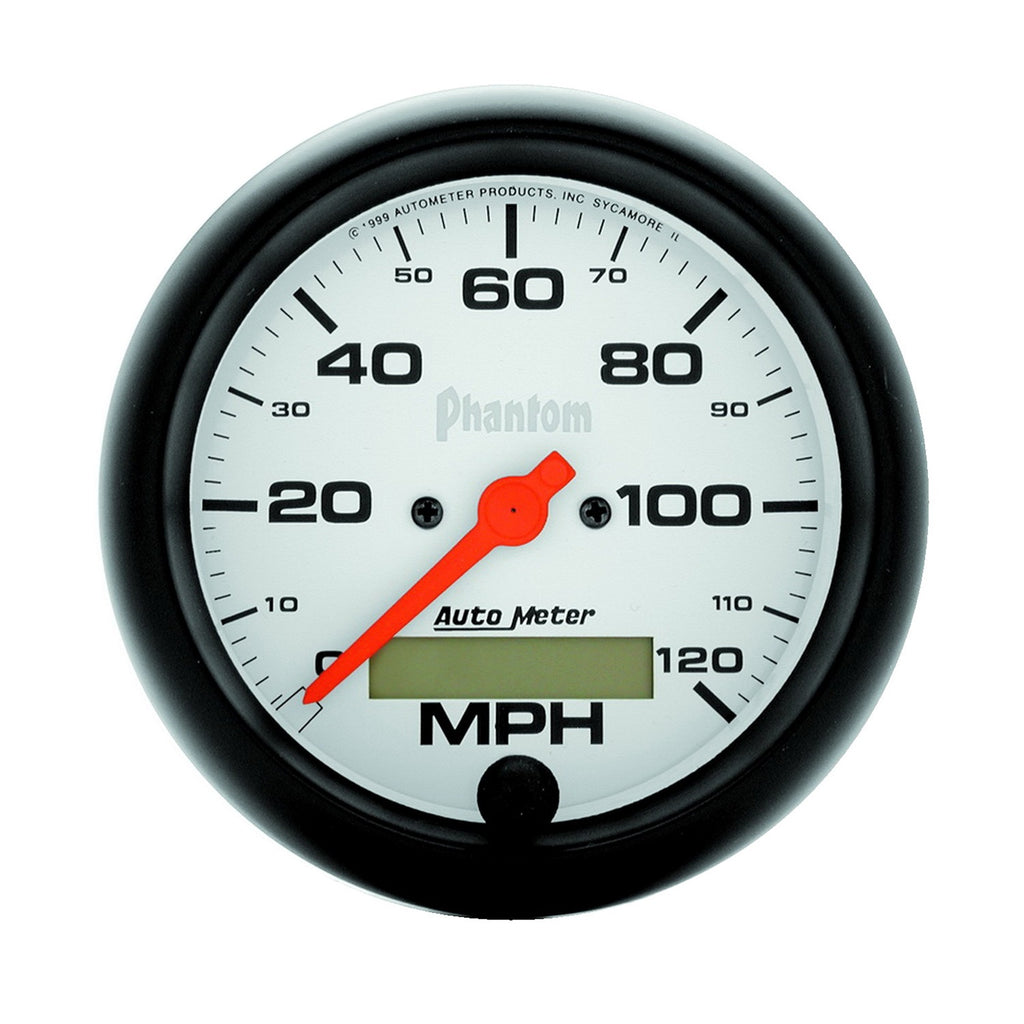 3-3/8 in. SPEEDOMETER 0-120 MPH PHANTOM