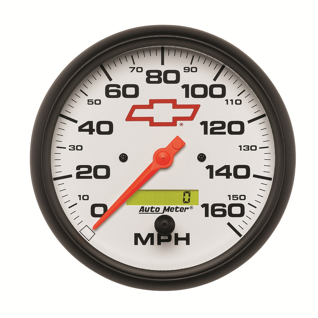 5 in. SPEEDOMETER 0-160 MPH GM WHITE