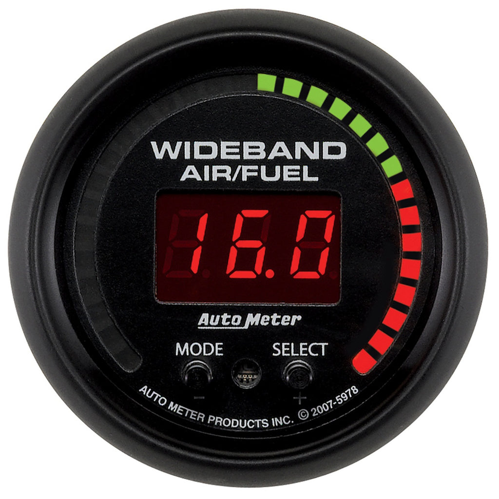 2-1/16 in. WIDEBAND PRO AIR/FUEL RATIO 6:1-20:1 AFR ES