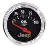 2-1/16 in. OIL PRESSURE 0-100 PSI JEEP