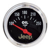 2-1/16 in. OIL TEMPERATURE 100-250 Fahrenheit JEEP