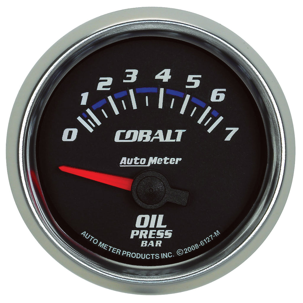 2-1/16 in. OIL PRESSURE 0-7 BAR COBALT