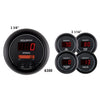 5 PC. GAUGE KIT 3-3/8 in. & 2-1/16 in.  SPORT-COMP DIGITAL