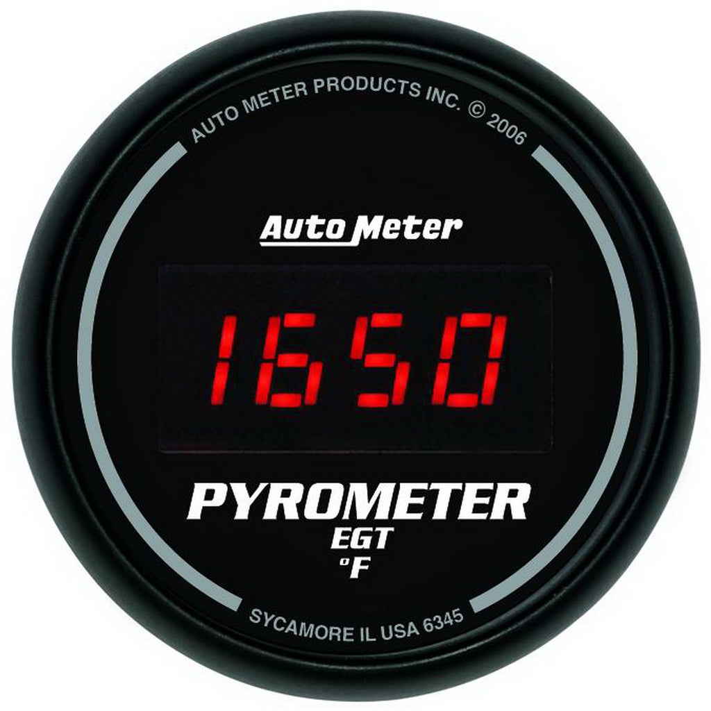 2-1/16 in. PYROMETER 0-2000 Fahrenheit SPORT-COMP DIGITAL