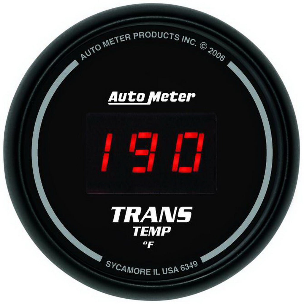 2-1/16 in. TRANSMISSION TEMPERATURE 0-340 Fahrenheit SPORT-COMP DIGITAL