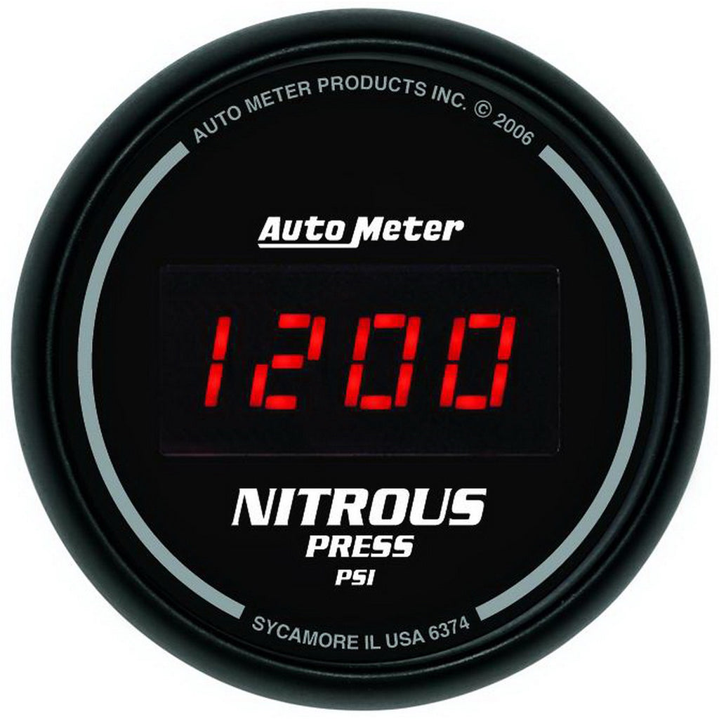 2-1/16 in. NITROUS PRESSURE 0-1600 PSI SPORT-COMP DIGITAL