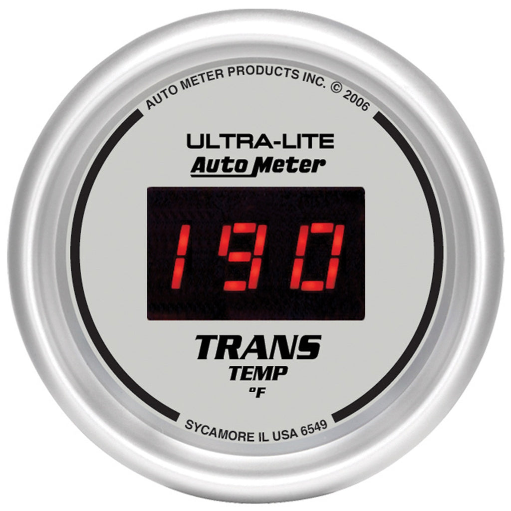 2-1/16 in. TRANSMISSION TEMPERATURE 0-340 Fahrenheit ULTRA-LITE DIGITAL