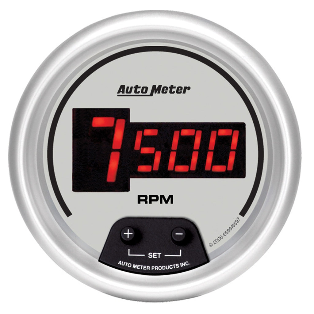 3-3/8 in. IN-DASH TACHOMETER 0-10000 RPM ULTRA-LITE DIGITAL