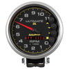 5 in. TACHOMETER 0-11000 RPM PEDESTAL ULTIMATE DL PLAYBACK BLACK