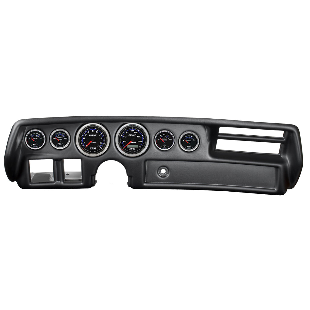 6 GAUGE DIRECT-FIT DASH KIT CHEVELLE / EL CAMINO / MALIBU 70-72 COBALT