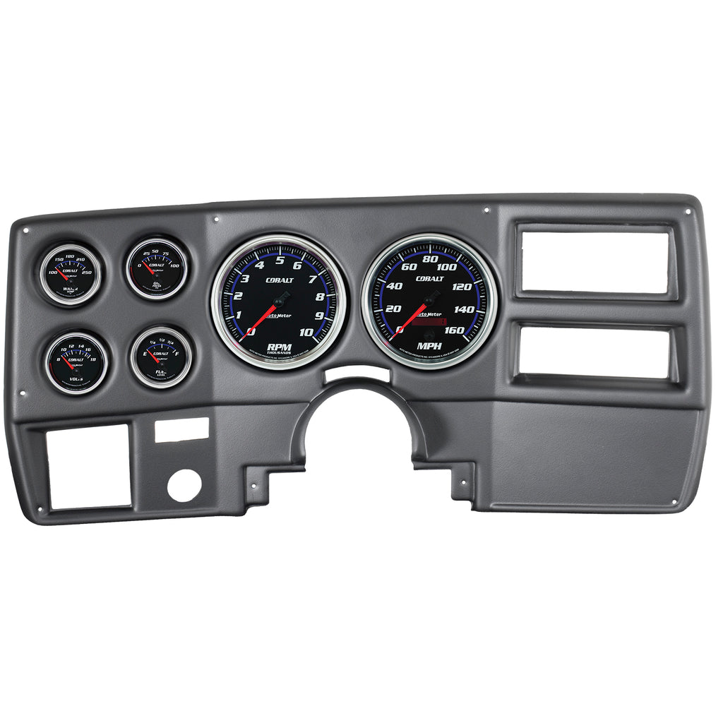 6 GAUGE DIRECT-FIT DASH KIT CHEVY TRUCK / SUBURBAN 73-83 COBALT