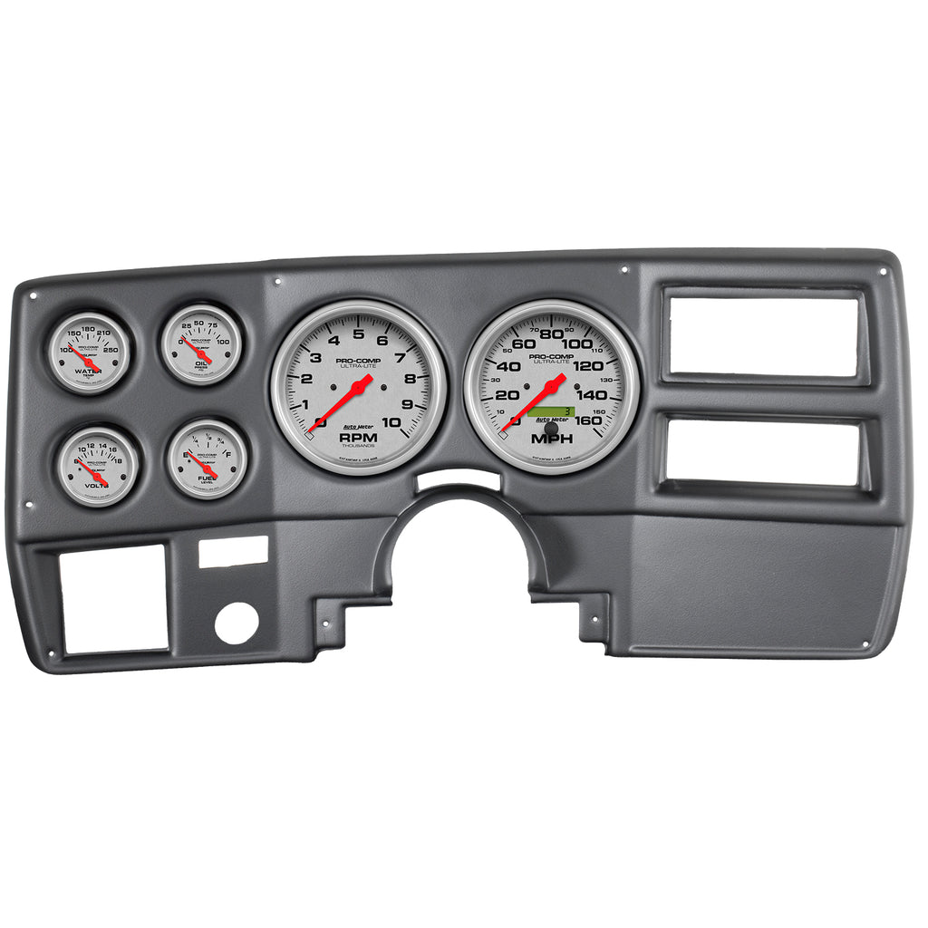 6 GAUGE DIRECT-FIT DASH KIT CHEVY TRUCK / SUBURBAN 73-83 ULTRA-LITE