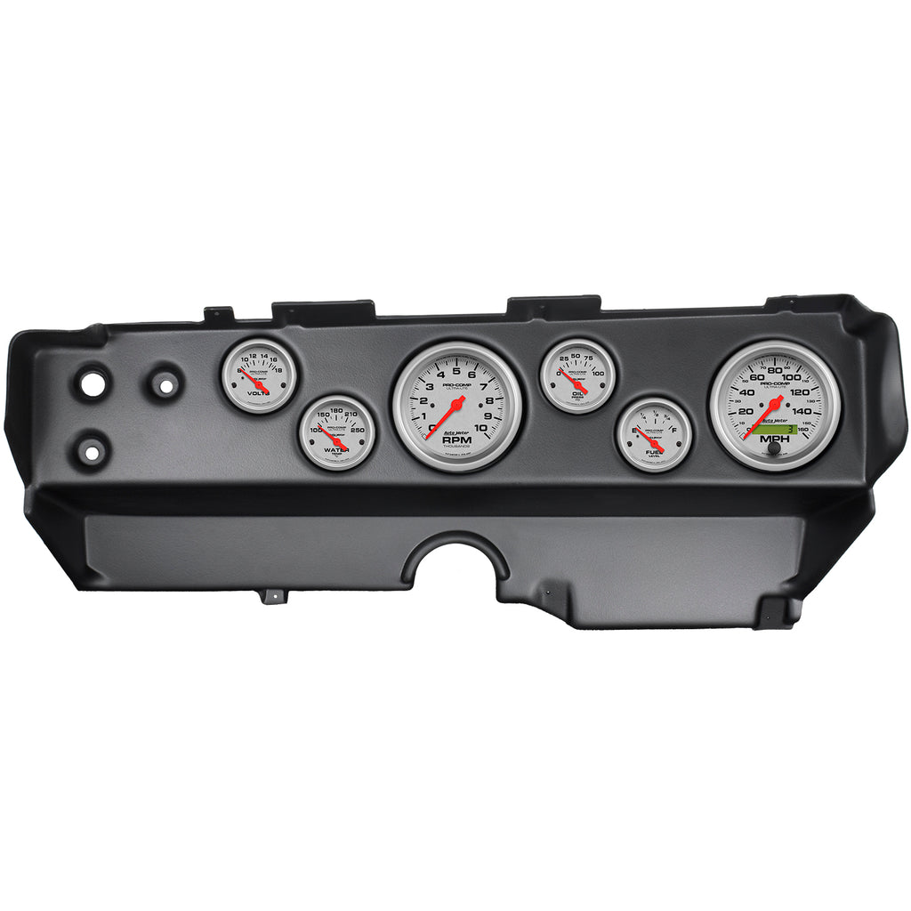 6 GAUGE DIRECT-FIT DASH KIT E-BODY / CUDA / CHALLENGER 70-74 ULTRA-LITE