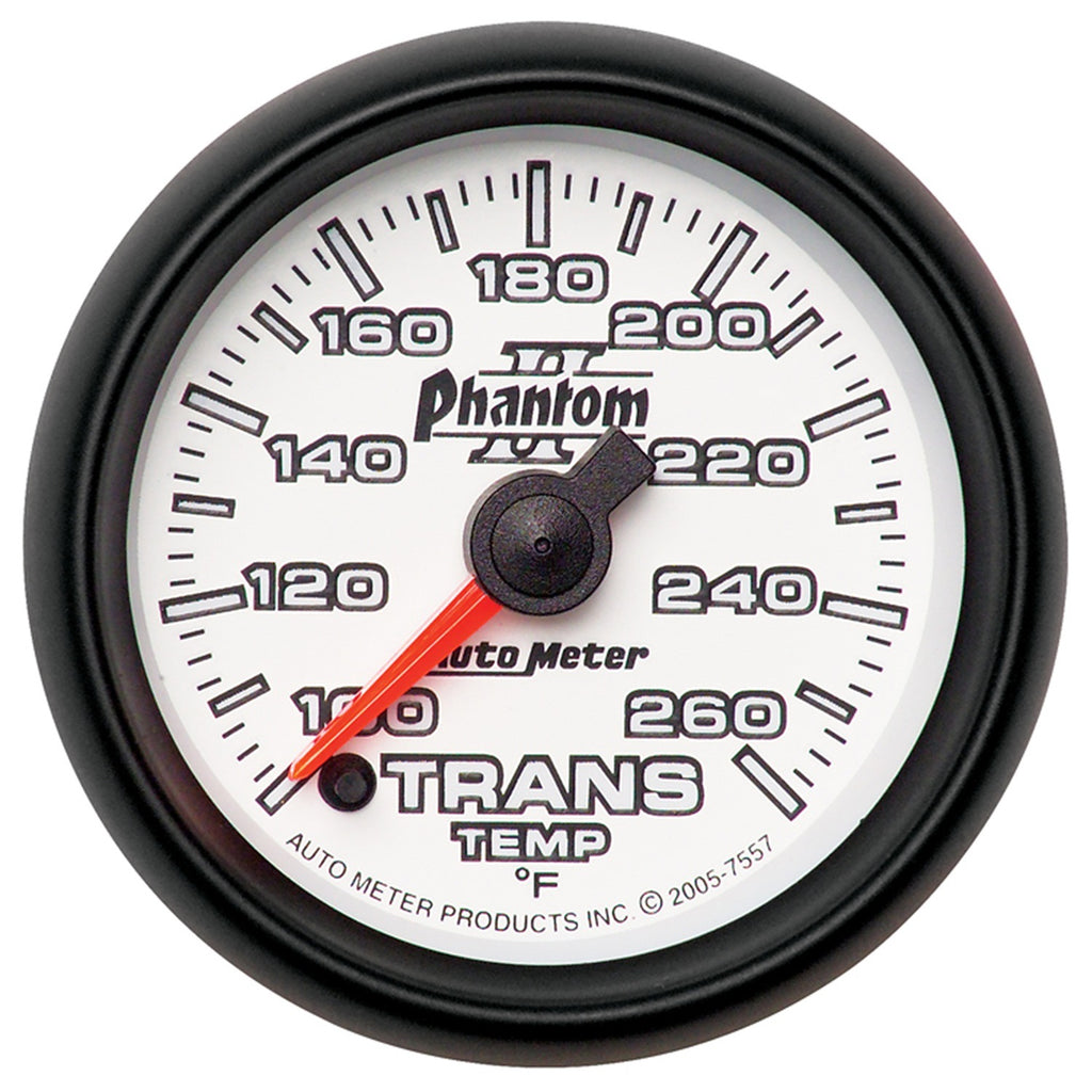 2-1/16 in. TRANSMISSION TEMPERATURE 100-260 Fahrenheit PHANTOM II