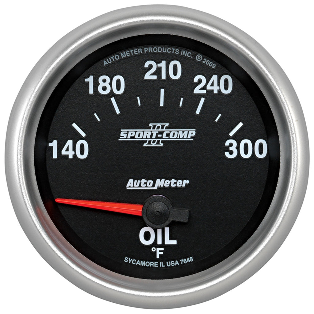 2-5/8 in. OIL TEMPERATURE 140-300 Fahrenheit SPORT-COMP II